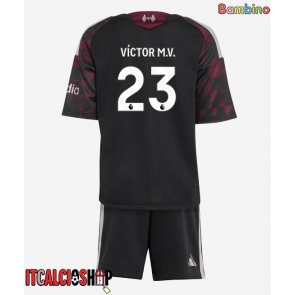 Liverpool Victor Munoz #23 Terza Maglia Bambino 2026-27 Manica Corta (+ Pantaloni corti)